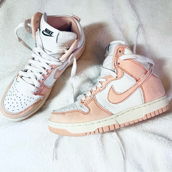 🔥 Nike Dunk High 1985 – Arctic Orange / White / Sail 🧡Size: 4.5Y / Women’s 6 - Picture 3 of 11